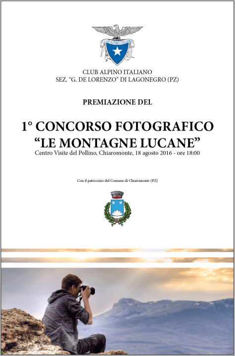 locandina premiazione concorso fotografico